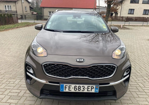 Kia Sportage cena 68600 przebieg: 124000, rok produkcji 2019 z Miasteczko Śląskie małe 137